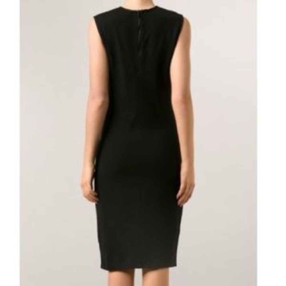 Vince Soldvince Straight Ribbed Sleeveless Midi Dress - Picture 4 of 15